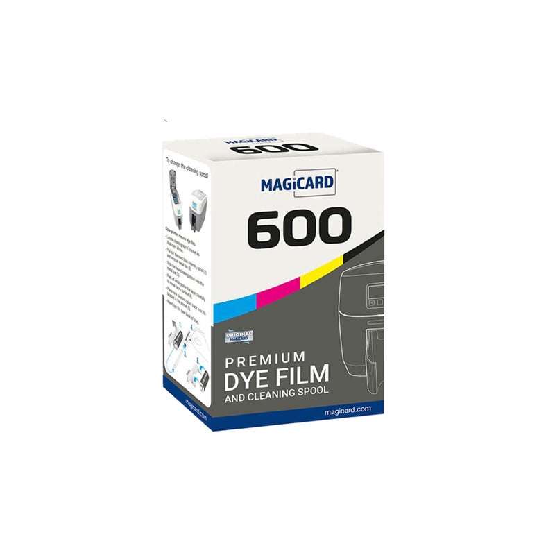 Bodno Magicard 600 Printer MB250YMCKOK Color Ribbon - YMCKOK - 250 Prints Software Demo Card - Image 1
